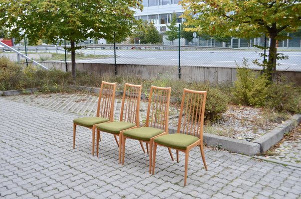 Mid-Century German Dining Chairs by Ernst Martin Dettinger for Lucas Schnaidt, 1950s, Set of 4-UF-1372002