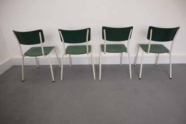 Mid-Century German Dining Chairs, Set of 4-JWH-621020