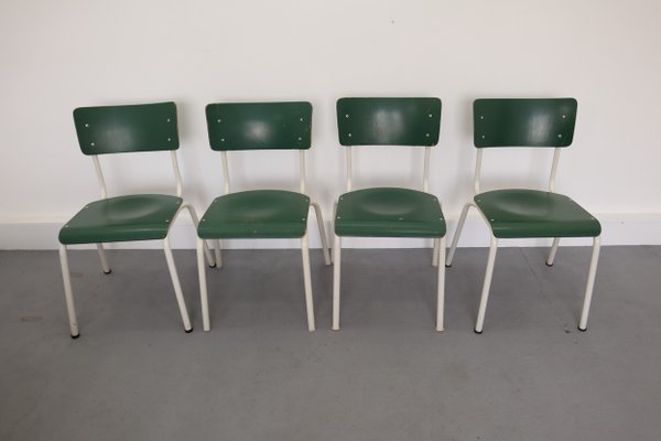 Mid-Century German Dining Chairs, Set of 4-JWH-621020