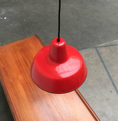 Mid-Century German Enamel Pendant Lamp from Kaiser Idell / Kaiser Leuchten, 1960s-UAH-1811744