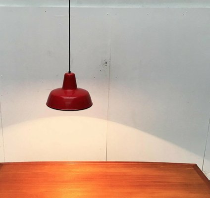 Mid-Century German Enamel Pendant Lamp from Kaiser Idell / Kaiser Leuchten, 1960s-UAH-1811744