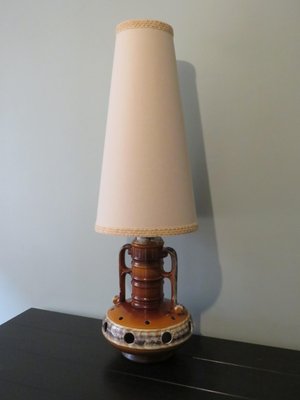 Mid-Century German Fat Lava Ceramic Floor Lamp, 1960s-UKG-1174754