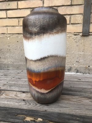 Mid-Century German Fat Lava Floor Vase from Scheurich, 1960s-EXJ-1407361