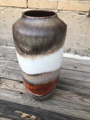 Mid-Century German Fat Lava Floor Vase from Scheurich, 1960s-EXJ-1407361