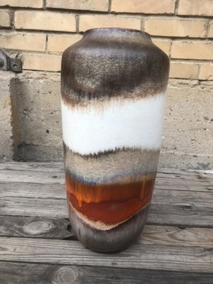 Mid-Century German Fat Lava Floor Vase from Scheurich, 1960s-EXJ-1407361