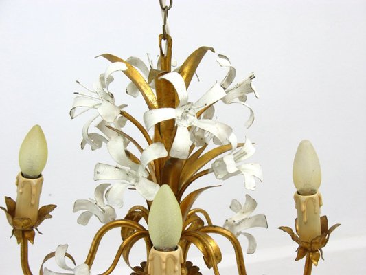 Mid-Century German Floral Chandelier, 1970s-SZW-737630