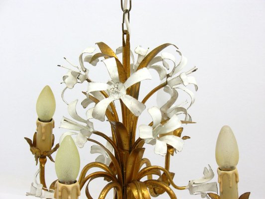 Mid-Century German Floral Chandelier, 1970s-SZW-737630