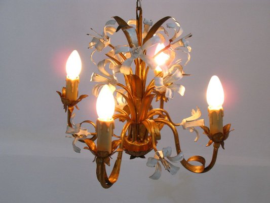 Mid-Century German Floral Chandelier, 1970s-SZW-737630