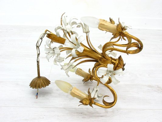 Mid-Century German Floral Chandelier, 1970s-SZW-737630