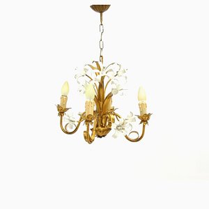 Mid-Century German Floral Chandelier, 1970s-SZW-737630