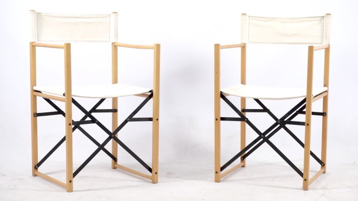 Mid-Century German Folding Chairs, Set of 4-CIP-568927