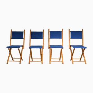 Mid-Century German Folding Chairs, Set of 4-CIP-2026964