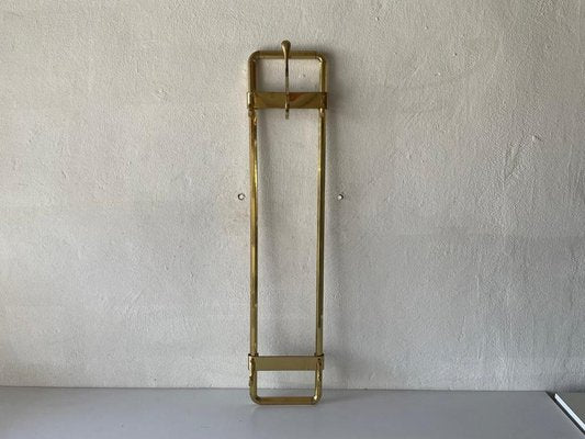 Mid-Century German Full Brass Beautiful Long Coat Rack, 1950s-RDS-1307146