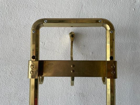 Mid-Century German Full Brass Beautiful Long Coat Rack, 1950s-RDS-1307146