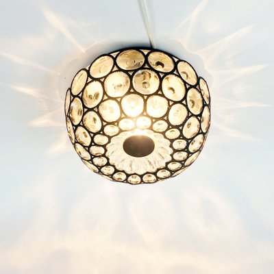 Mid-Century German Glass Ceiling Light from Limburg, 1960s-BMM-2018195