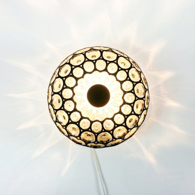 Mid-Century German Glass Ceiling Light from Limburg, 1960s-BMM-2018195