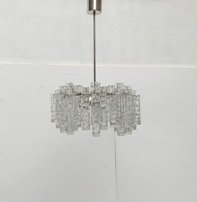 Mid-Century German Glass Chandelier from Doria Leuchten-UAH-967452