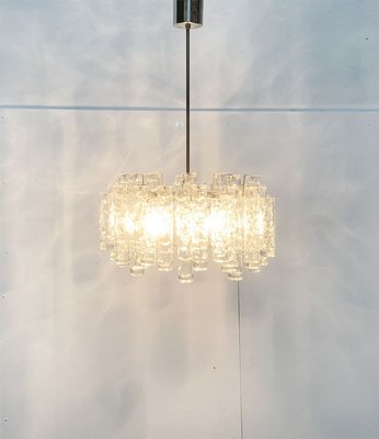 Mid-Century German Glass Chandelier from Doria Leuchten-UAH-967452