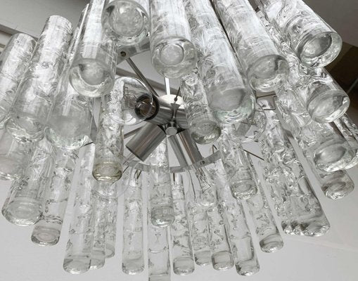 Mid-Century German Glass Chandelier from Doria Leuchten-UAH-967452