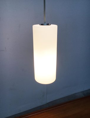 Mid-Century German Glass Pendant Lamps from Limburg, Set of 3-UAH-859790