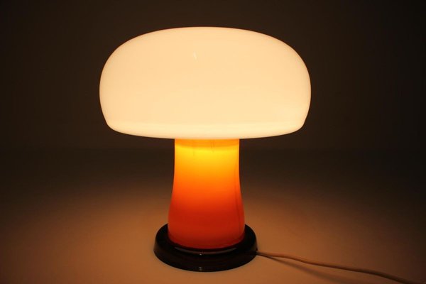 Mid-Century German Glass Table Lamp, 1970s-TZ-824636