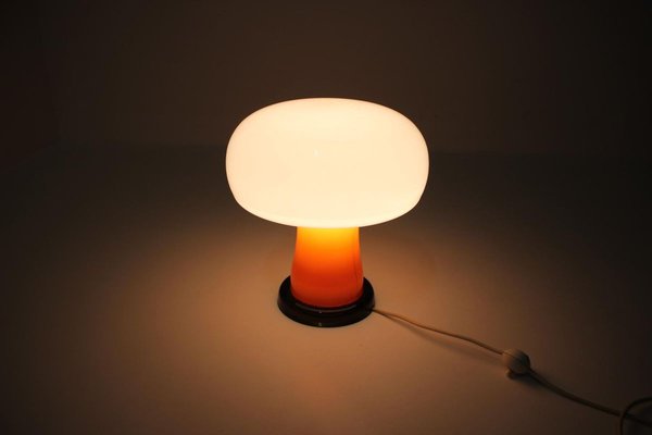 Mid-Century German Glass Table Lamp, 1970s-TZ-824636