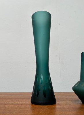 Mid-Century German Glass Vases from Karl Friedrich Glas, 1960s, Set of 2-UAH-1823722