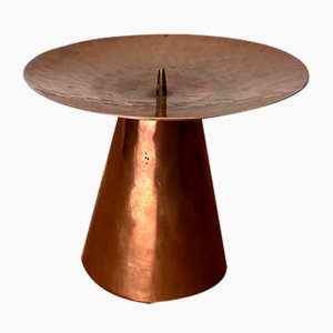 Mid-Century German Handmade Copper Candleholder from AWD, 1960s-UAH-1796013