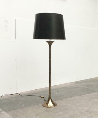 Mid-Century German Hollywood Regency Style Bamboo Floor Lamp by Ingo Maurer for M Design, 1960s-UAH-1725496