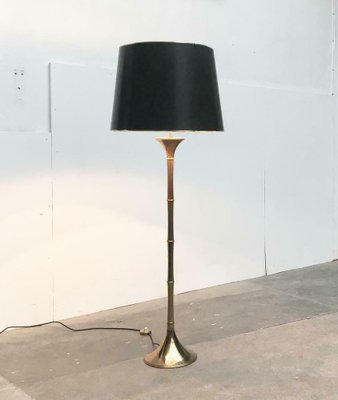 Mid-Century German Hollywood Regency Style Bamboo Floor Lamp by Ingo Maurer for M Design, 1960s-UAH-1725496