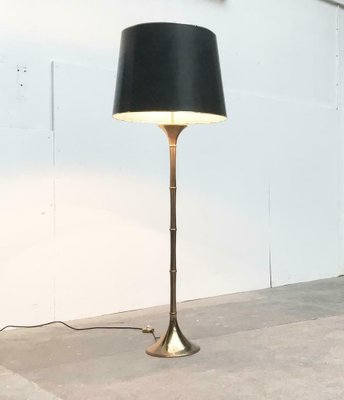 Mid-Century German Hollywood Regency Style Bamboo Floor Lamp by Ingo Maurer for M Design, 1960s-UAH-1725496