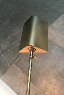 Mid-Century German Hollywood Regency Style Brass Wall Lamp Sconce by Florian Schulz for Interline, 1970s-UAH-1279125