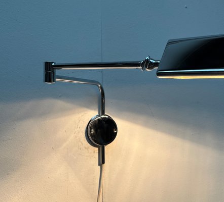 Mid-Century German Hollywood Regency Style Chrome Wall Lamp by Florian Schulz for Interline, 1970s-UAH-1726560