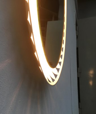 Mid-Century German Illuminated Mirror by Ernest Igl for Hillebrand Lighting-UAH-859796