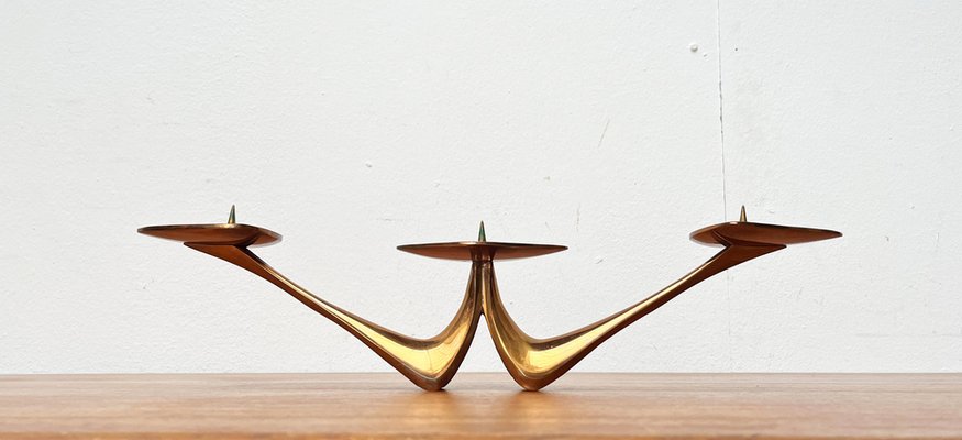 Mid-Century German Metal Candleholder by Klaus Ullrich for Faber & Schumacher, 1950s-UAH-1796034