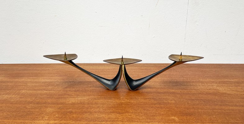 Mid-Century German Metal Candleholder by Klaus Ullrich for Faber & Schumacher, 1950s-UAH-1796037