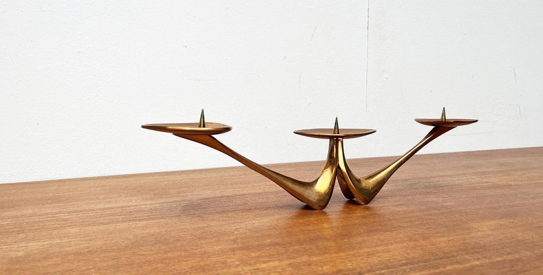 Mid-Century German Metal Candleholder by Klaus Ullrich for Faber & Schumacher, 1950s-UAH-1796034