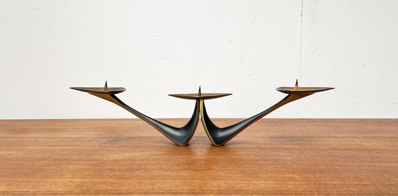 Mid-Century German Metal Candleholder by Klaus Ullrich for Faber & Schumacher, 1950s-UAH-1796037