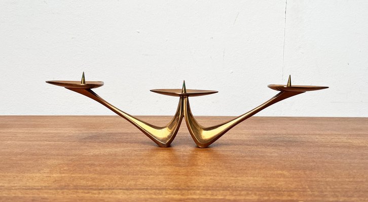 Mid-Century German Metal Candleholder by Klaus Ullrich for Faber & Schumacher, 1950s-UAH-1796034