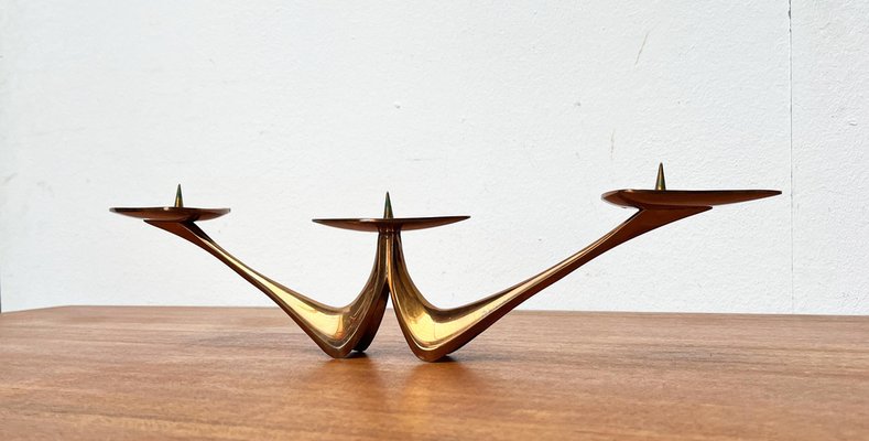 Mid-Century German Metal Candleholder by Klaus Ullrich for Faber & Schumacher, 1950s-UAH-1796034