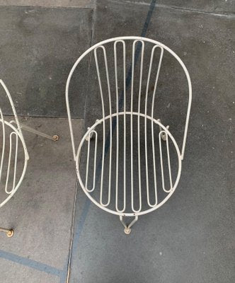 Mid-Century German Metal Garden Chairs from Mauser Werke Waldeck, Set of 2-UAH-973258