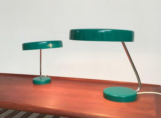 Mid-Century German Minimalist 6658 Table Lamps from Kaiser Idell / Kaiser Leuchten, 1960s, Set of 2-UAH-1451397