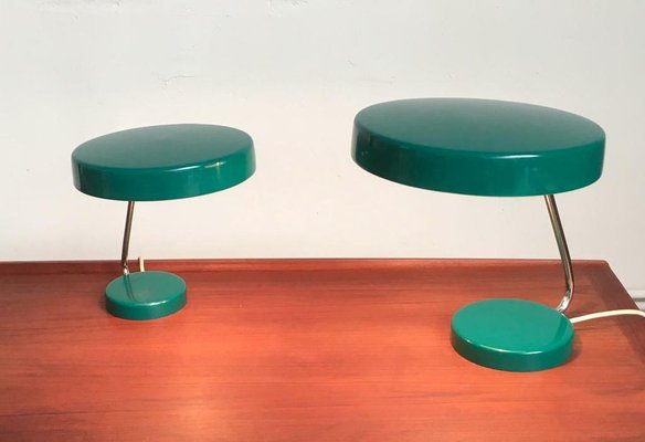 Mid-Century German Minimalist 6658 Table Lamps from Kaiser Idell / Kaiser Leuchten, 1960s, Set of 2-UAH-1451397