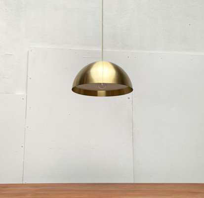 Mid-Century German Minimalist Brass Dome Pendant from Beisl, 1960s-UAH-1449724