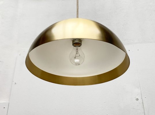 Mid-Century German Minimalist Brass Dome Pendant from Beisl, 1960s-UAH-1449724