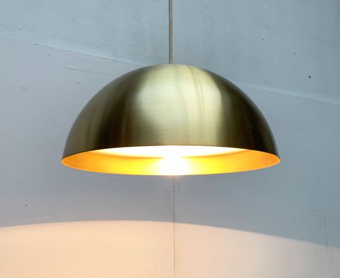 Mid-Century German Minimalist Brass Dome Pendant from Beisl, 1960s-UAH-1449724