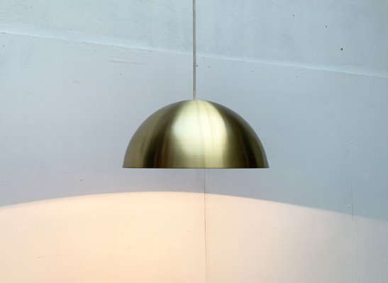 Mid-Century German Minimalist Brass Dome Pendant from Beisl, 1960s-UAH-1449724