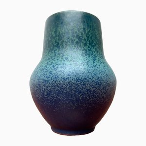 Mid-Century German Minimalist Ceramic Vase from Karlsruher Majolika, 1960s-UAH-1371778