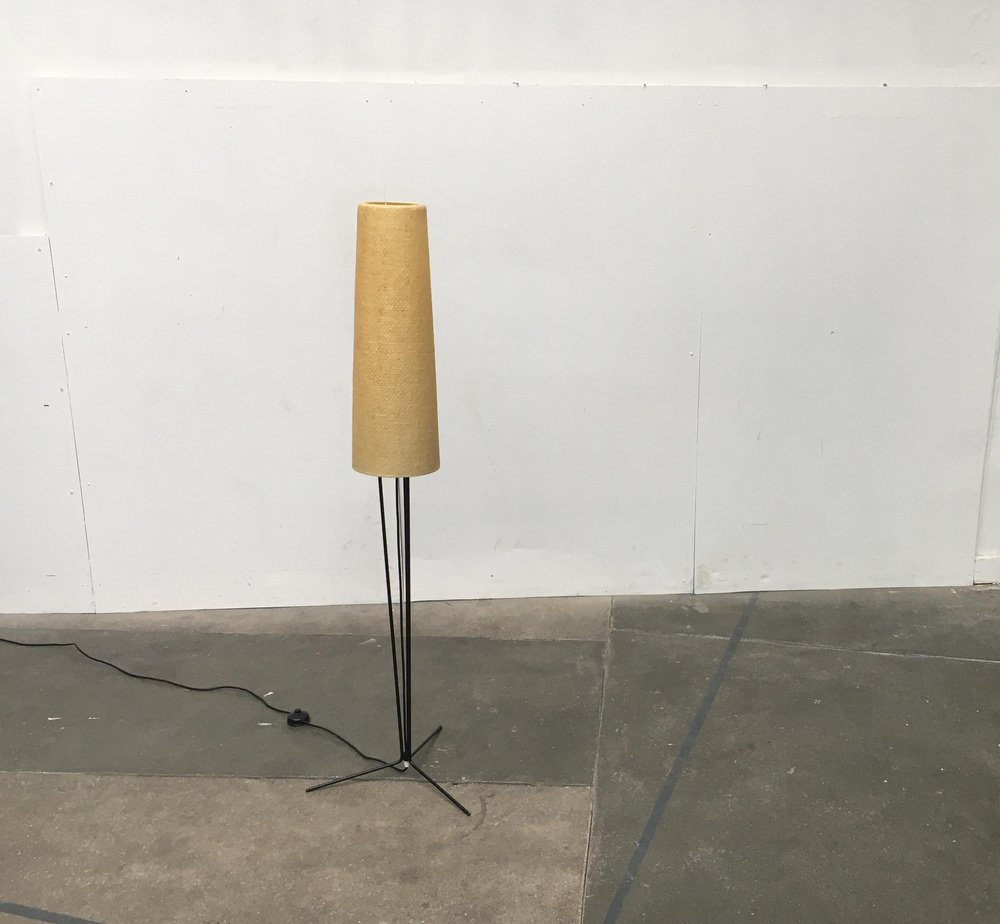 Mid-Century German Minimalist Floor Lamp from Hesse Leuchten, 1960s