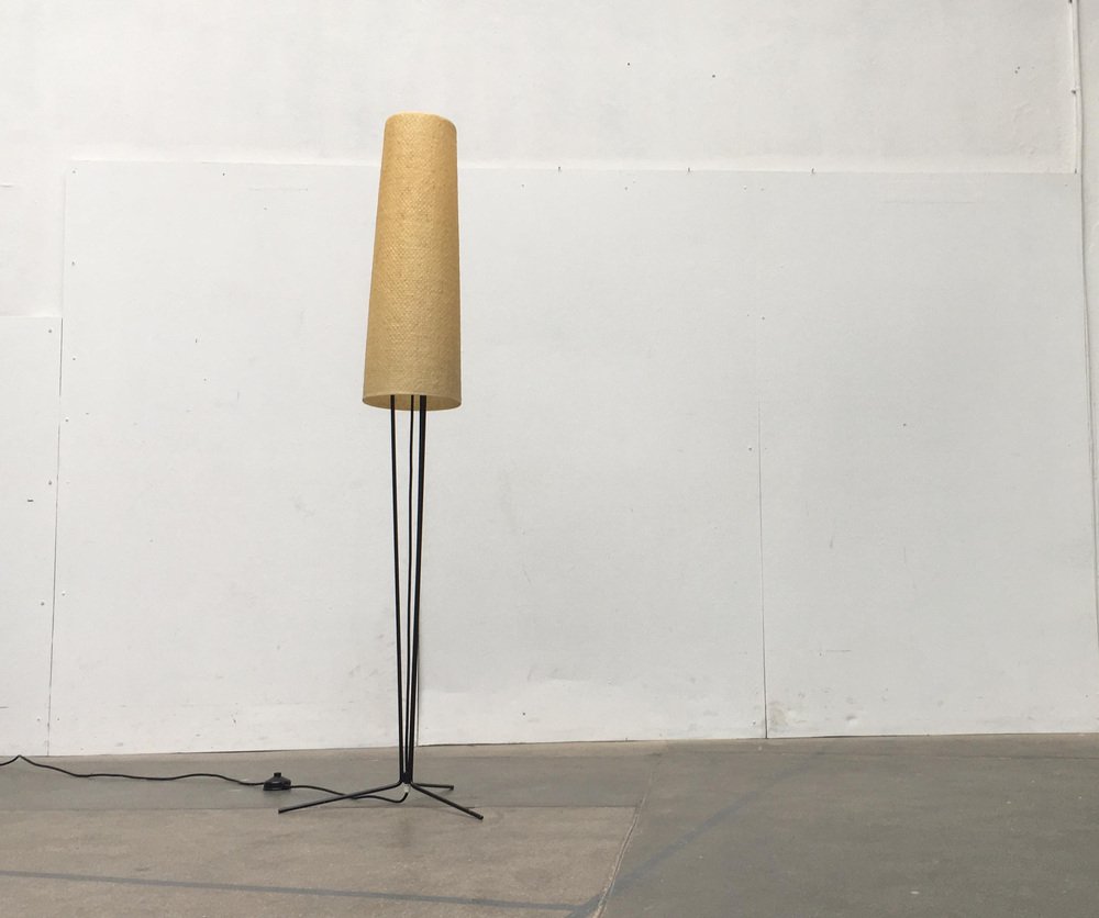 Mid-Century German Minimalist Floor Lamp from Hesse Leuchten, 1960s